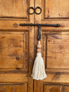 Cotton Tassels with Wooden Beads