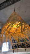 BELL - Palm Lampshade with Fringes