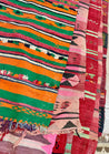 Tribal Boujad Cushions - Orange, Green & Red