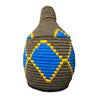 Berber Basket - brown | blue | yellow