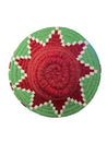 Berber Basket - green | red