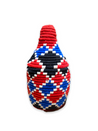 Berber Basket - red & blue