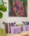 MOUIRA Multi Stripe & Pompom Cushions - 60/60