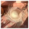 Palm Hat with Fringes