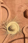 Palm Hat with Fringes