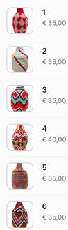 Berber Baskets - red | beige | blue