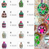 Berber Baskets - green | pink combo