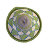 Vintage Berber Basket - green | blue | beige