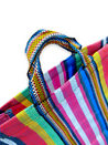 Colorful Recycled Woven Shopper S