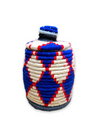 Berber Basket - red & blue
