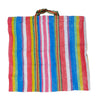 Colorful Recycled Woven Shopper L