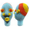 Beaded Tribal Heads from Cameroon - Medium