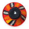 Vintage Berber Basket M - black | red | yellow