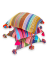 MOUIRA Multi Stripe & Pompom Cushions - 60/60