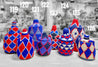 Berber Basket - red & blue