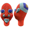 Beaded Tribal Heads from Cameroon - Medium