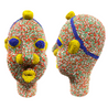 Beaded Tribal Heads from Cameroon - Medium