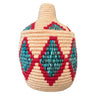Berber Basket - pink | burgundy | teal