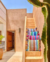 MOUIRA Multi Stripe & Pompom Cushions - 60/60