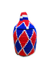 Berber Basket - red & blue