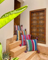 MOUIRA Multi Stripe & Pompom Cushions - 60/60