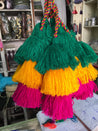 Triple colorful handmade tassels - escape exclusive